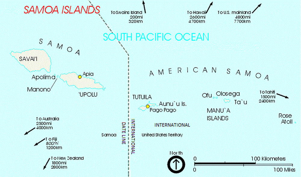 Maps of American Samoa
